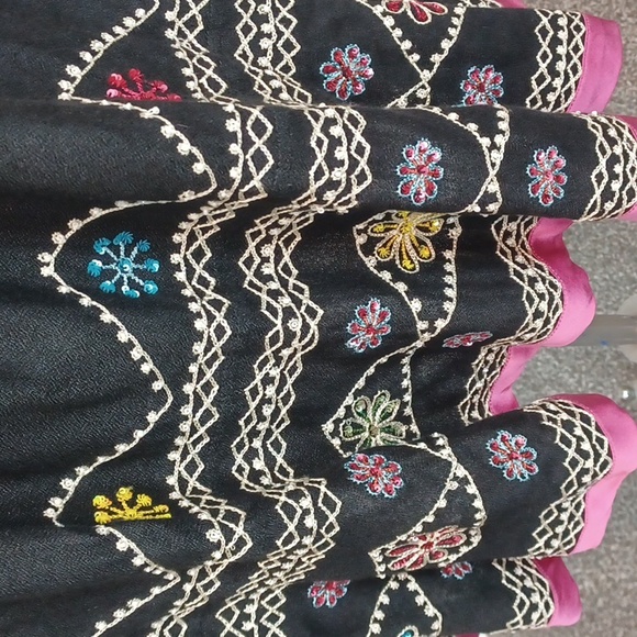 Double D Ranch Embellished Black Skirt Size S - Picture 6 of 10